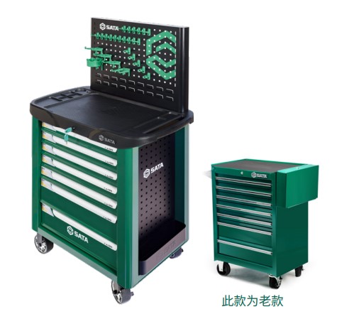 世达 七抽屉带轮工具车