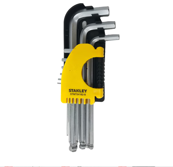 STANLEY史丹利 9件套公制球头内六角扳手1.5-10mm