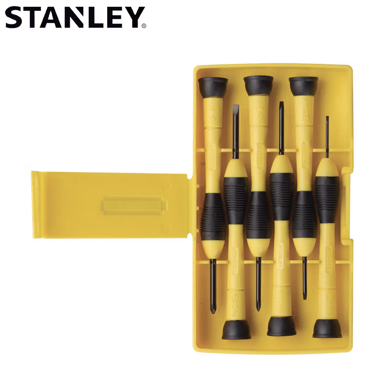 STANLEY史丹利 6件套金属微型精密螺丝批