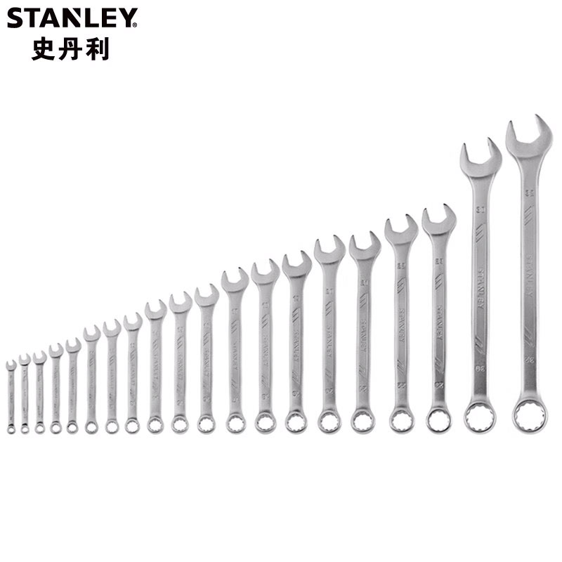STANLEY史丹利 公制止滑两用扳手