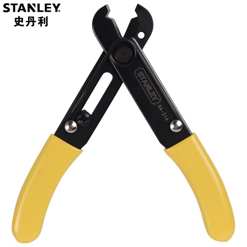 STANLEY史丹利 电工剪线钳拨线钳 迷你5寸 84-318-22 自动剥线钳6″ （1-3.2mm)