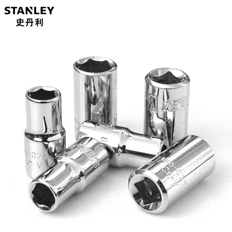 STANLEY史丹利 1/4寸套筒6.3mm系列英制6角标准套筒