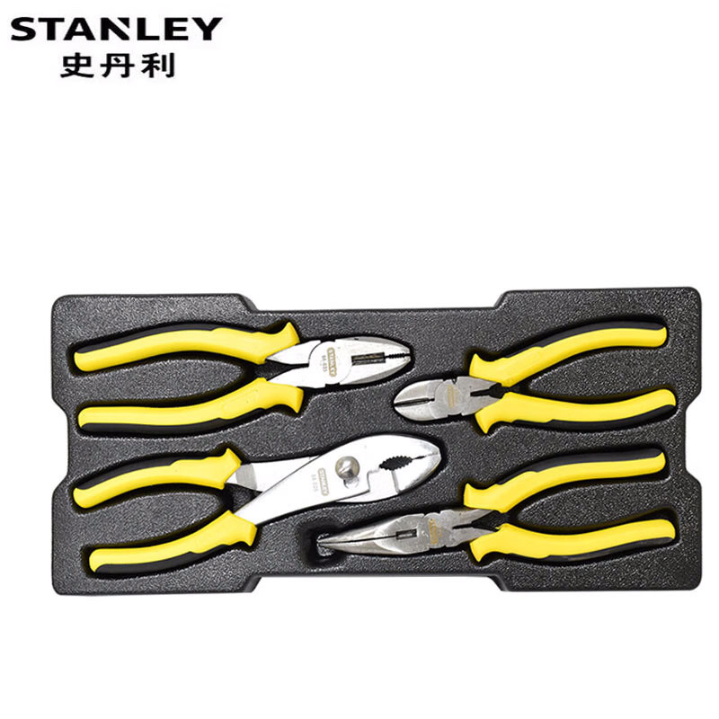 STANLEY史丹利 4件DYNAGRIP钳托盘组套