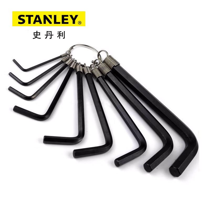 STANLEY史丹利  10件套公制链式内六角扳手1.5-10mm