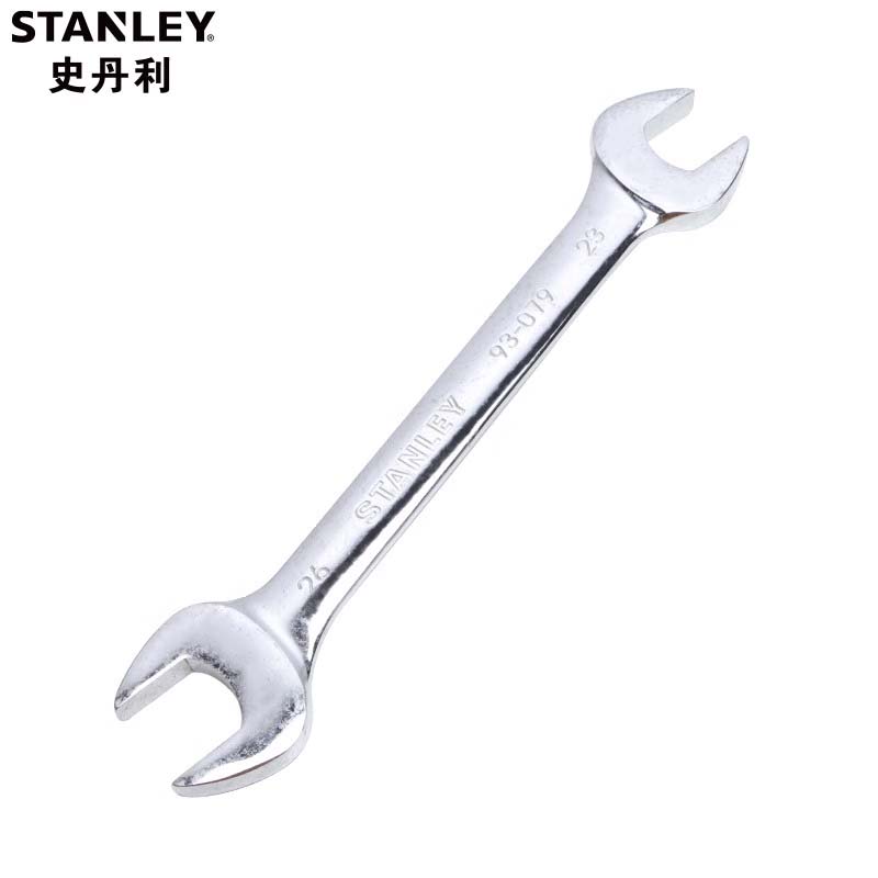 STANLEY史丹利 公制精抛光双开口扳手