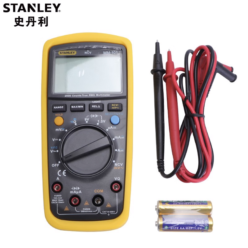 STANLEY史丹利 数字万用表