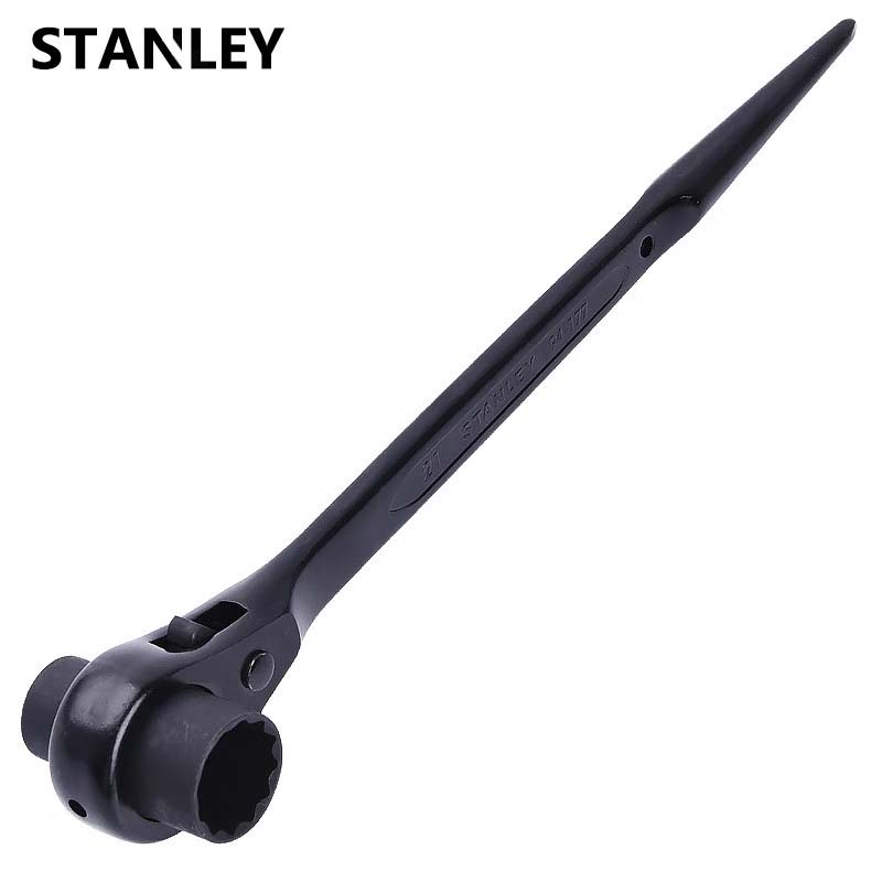 STANLEY史丹利 公制双口尖尾棘轮扳手