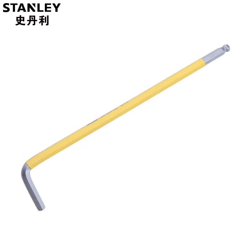 STANLEY史丹利 公制防滑加长球头内六角扳手