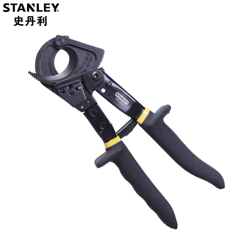 STANLEY史丹利 棘轮式电缆剪刀