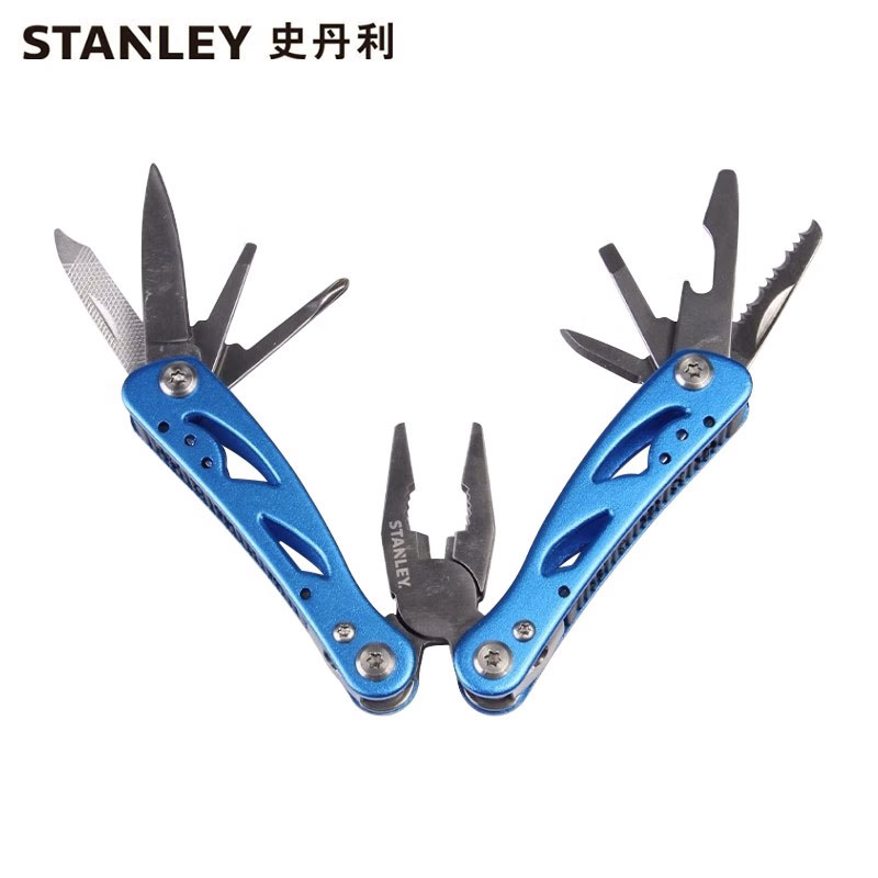 STANLEY史丹利 迷你12合1多功能工具家用折叠老虎钳