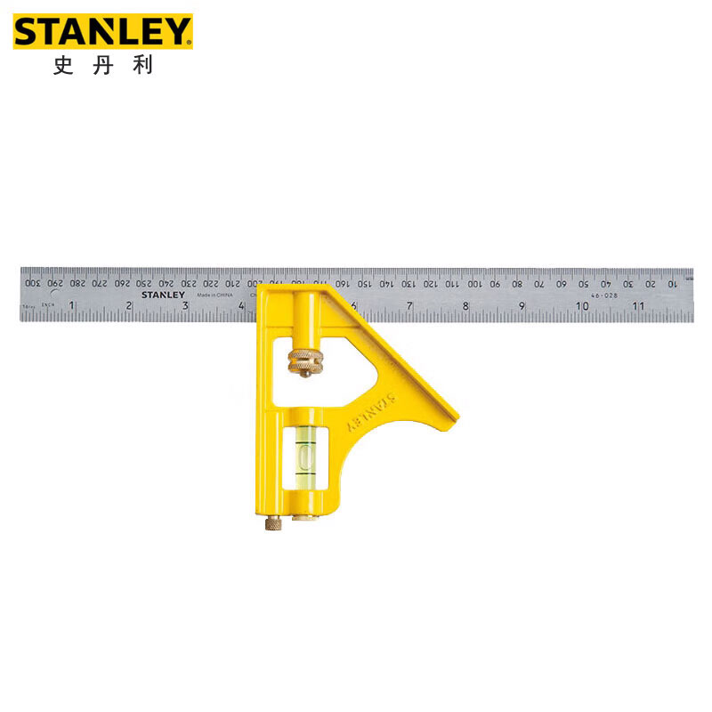 STANLEY史丹利 公制活动直角尺300mm