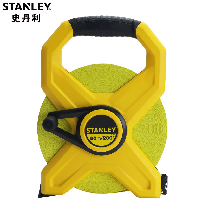 STANLEY史丹利 盘式公英制玻璃纤维长卷尺