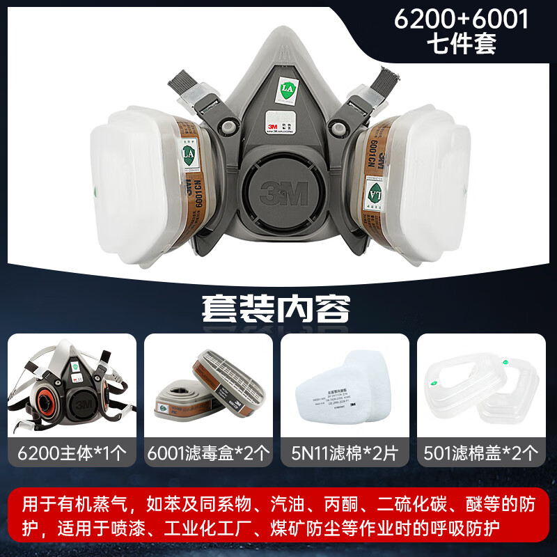3M KN95防尘面具配件