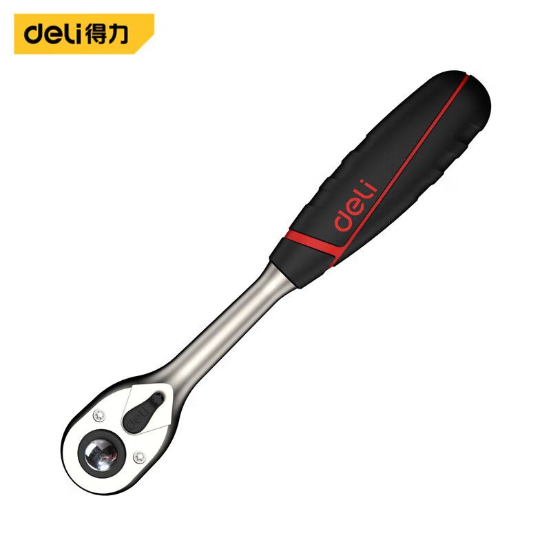 得力（deli） 19mm系列钢柄快脱棘轮扳手