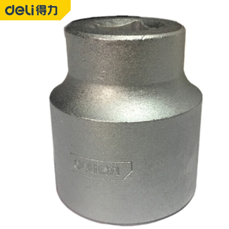 得力（deli） 19mm系列镀铬重型套筒