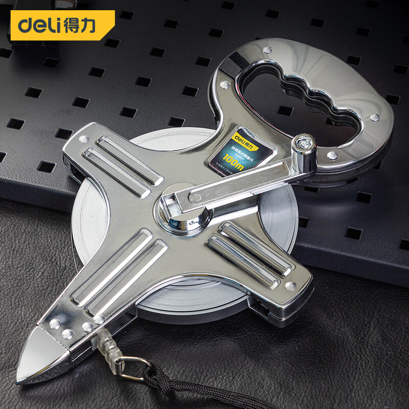 得力（deli） 架式玻璃纤维尺铁壳