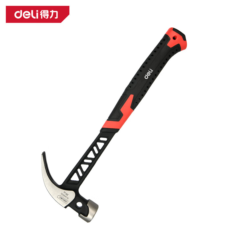 得力（deli） 工业级连体羊角锤