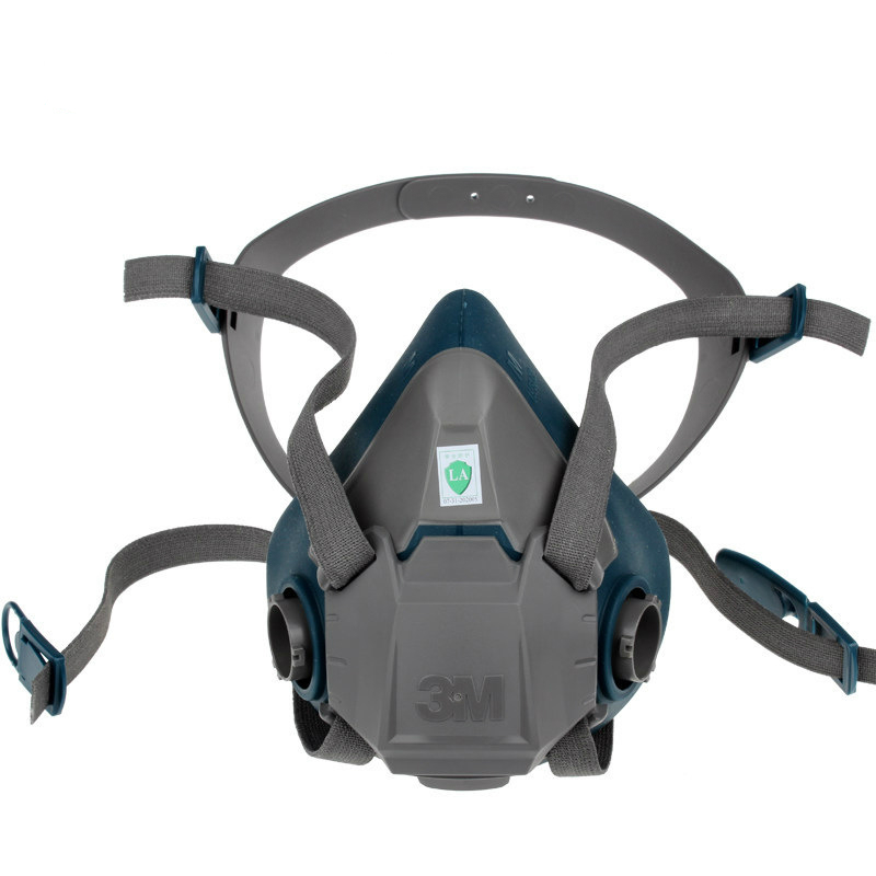 3M 硅胶半面型防护面罩(中号)