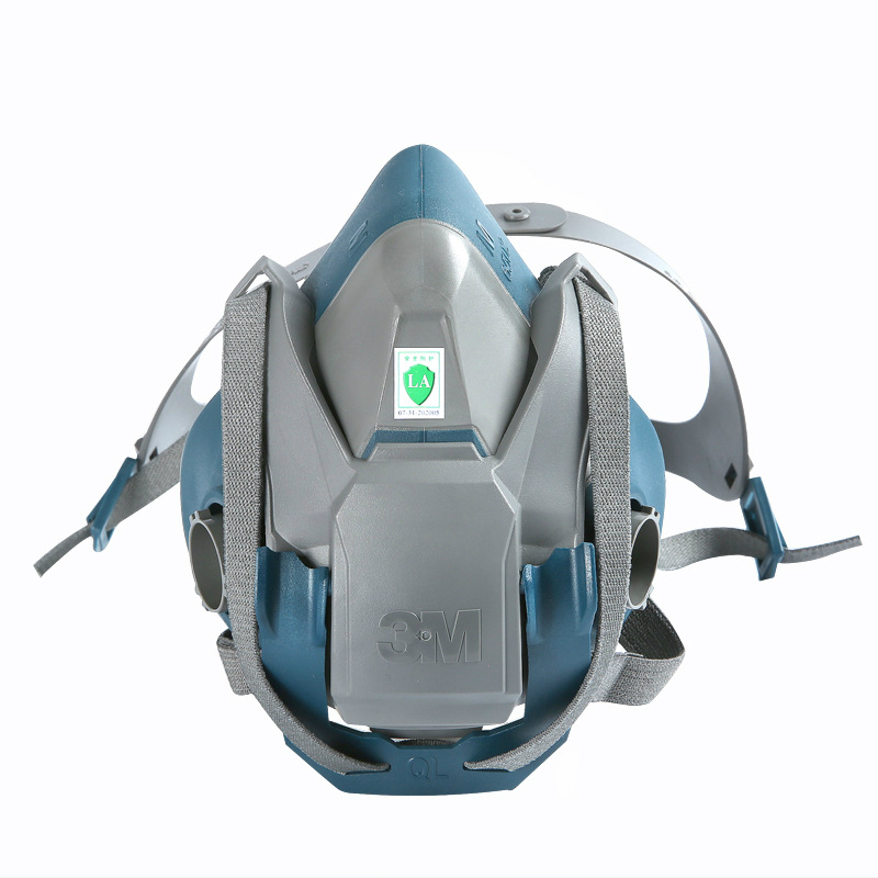 3M 快扣硅胶半面型防护面罩(中号)