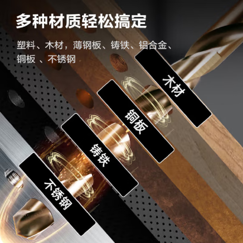 得力（deli） 直柄麻花钻_HSSCO