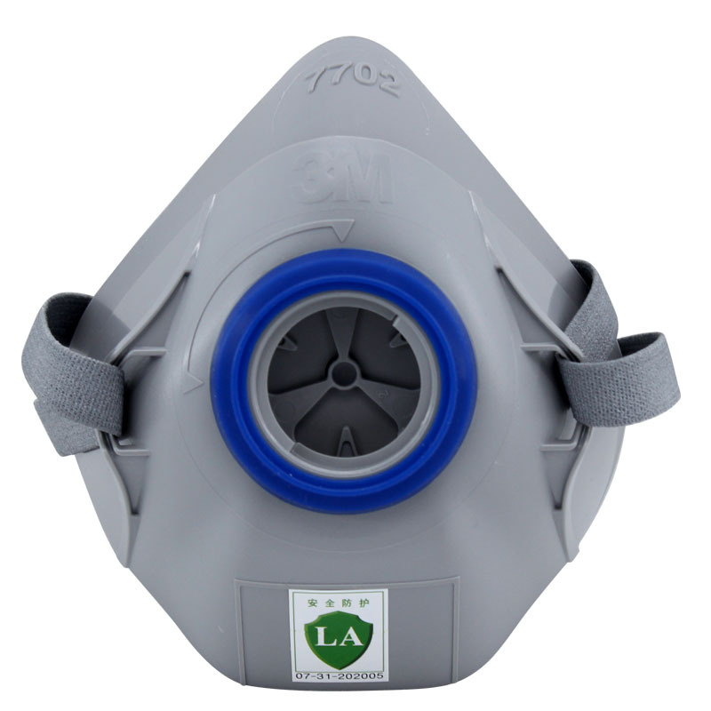 3M 7702 硅胶半面型单滤盒防毒面罩