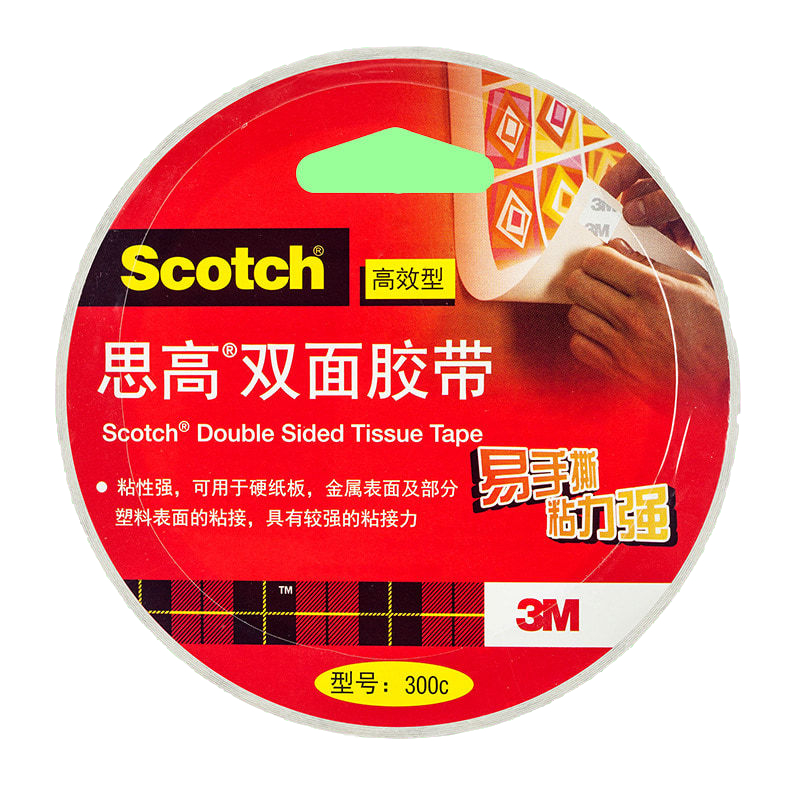 3M 思高双面棉纸胶带 (超强型)