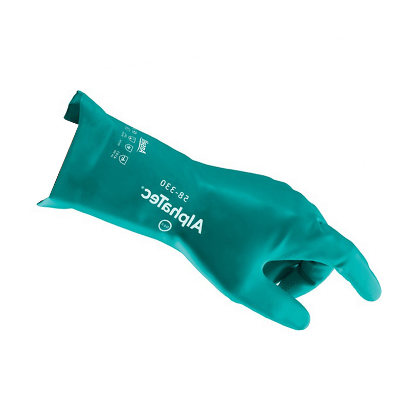 安思尔 AlphaTec AquaDri 丁腈防化手套 58330 8寸