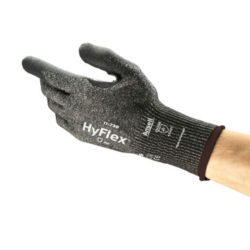 安思尔 HyFlex 丁腈涂层防割手套 11738
