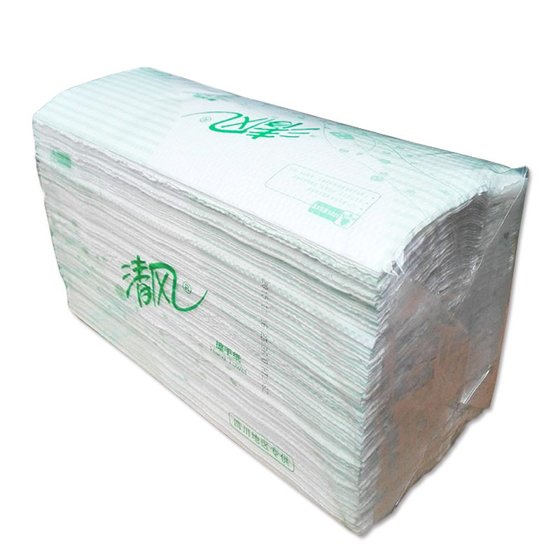 清风 1层两折240张擦手纸