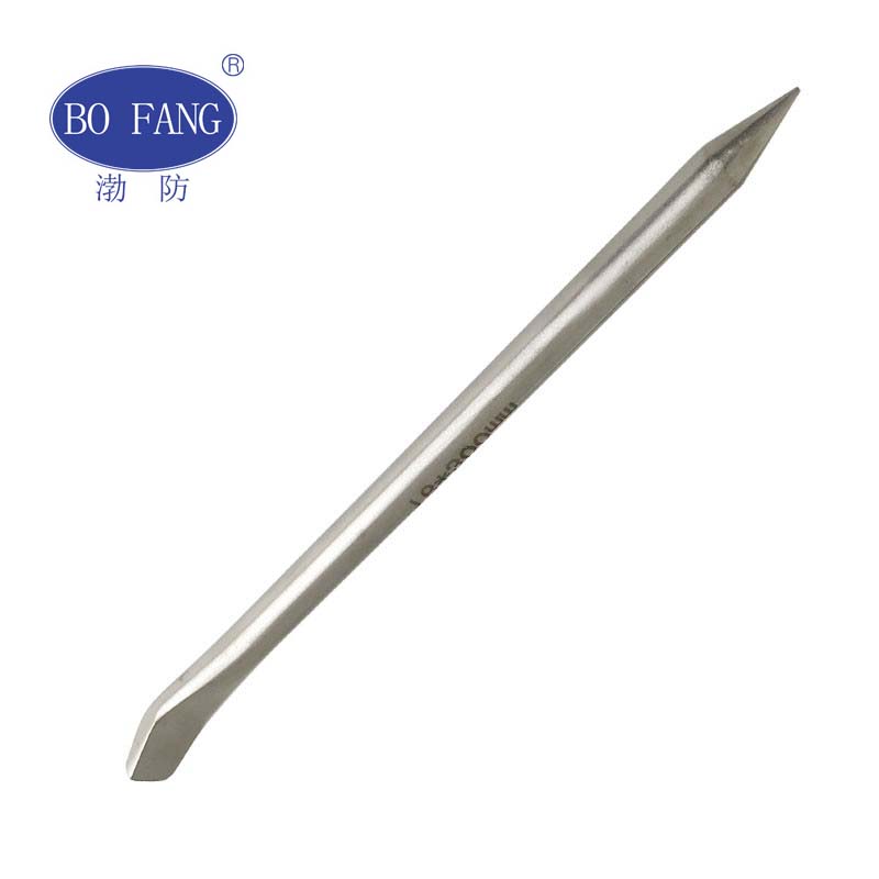 渤防（bofang） 5066不锈钢撬棍一头尖一头扁防磁白钢撬杠201材质