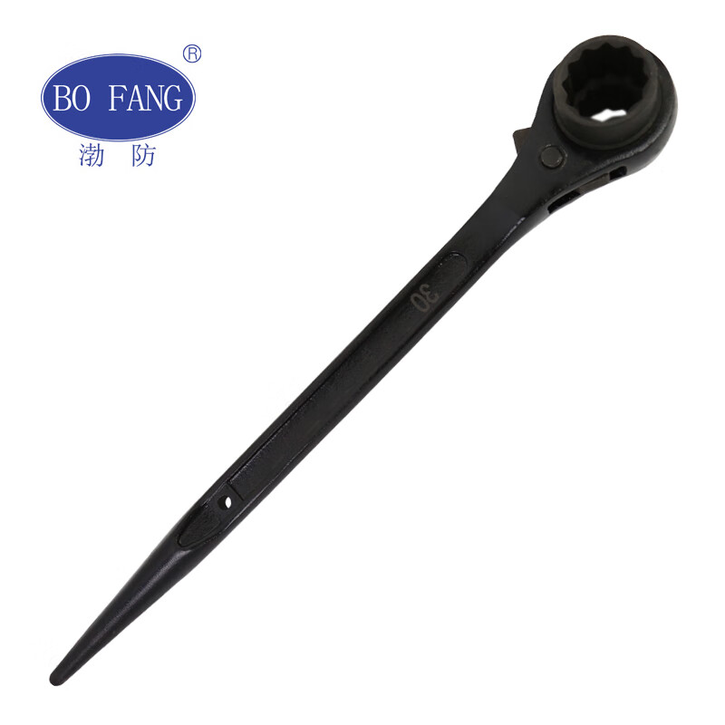 渤防（bofang） 碳钢双面棘轮扳手尖尾梅花扳手套筒棘轮快脱扳手