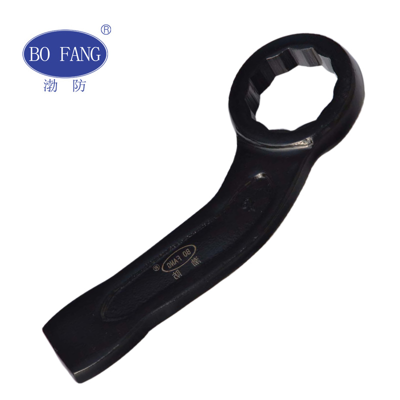 渤防（bofang） 4007碳钢弯柄敲击梅花扳手弯柄击打板子