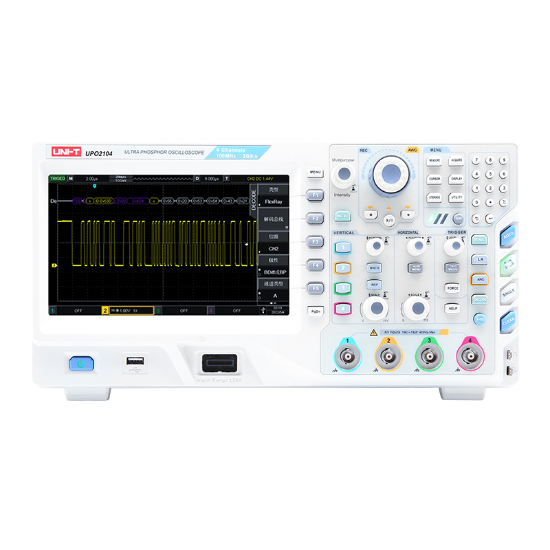 优利德（UNI-T） 数字荧光示波器4通道 100MHz