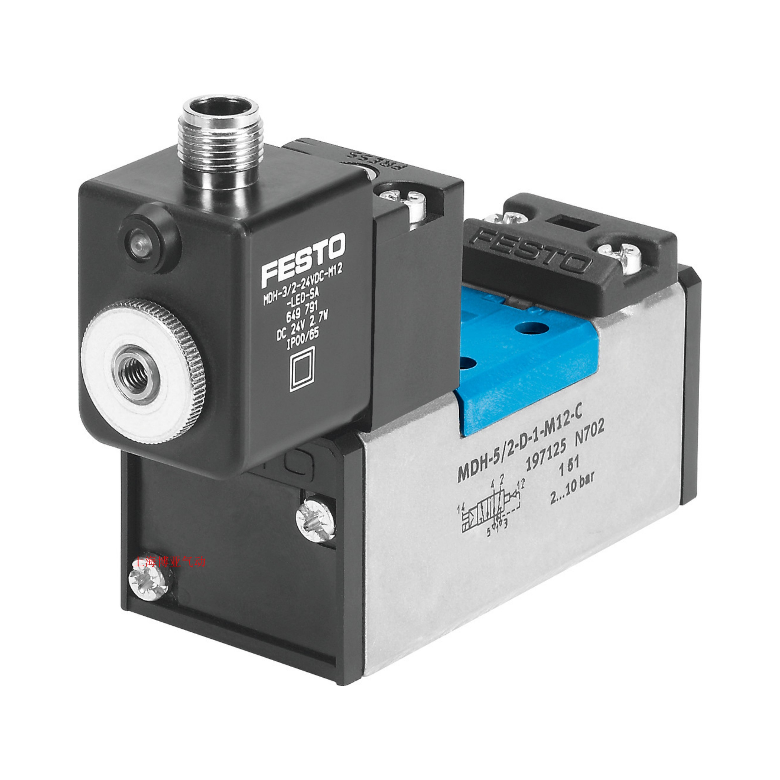费斯托（FESTO） MN1H系列电磁阀 MN1H-2 MN1H-5/2-3B