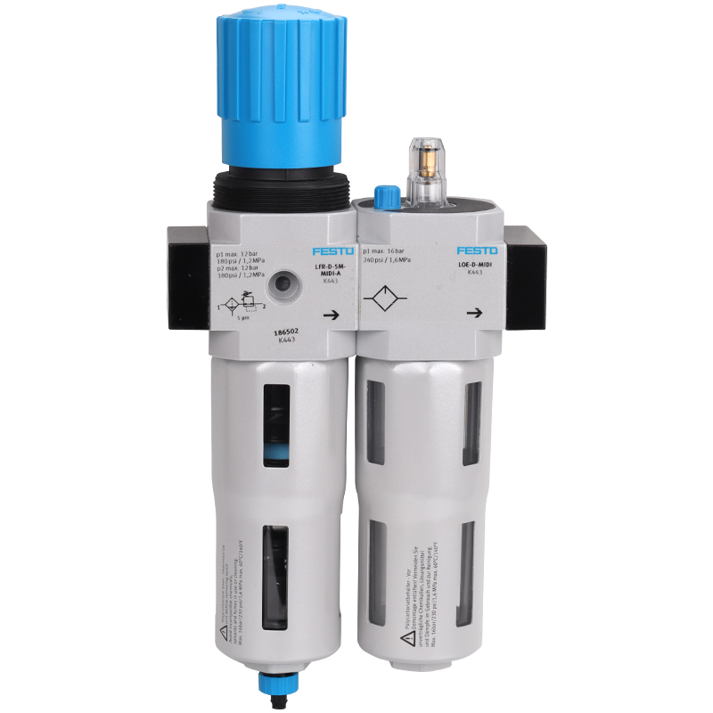 费斯托（FESTO） D系列气源处理组合压力范围0.5~7bar