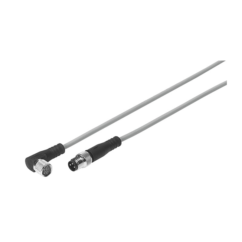 费斯托（FESTO） NEBU系列连接电缆 NEBV-M8W4L-E-2.5/5/10-M8G3