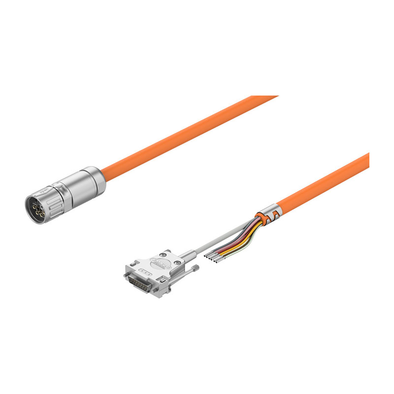 费斯托（FESTO） NEBM系列连接电缆 NEBM-M23G15-EH-2.5/5/7.5/10/15/20