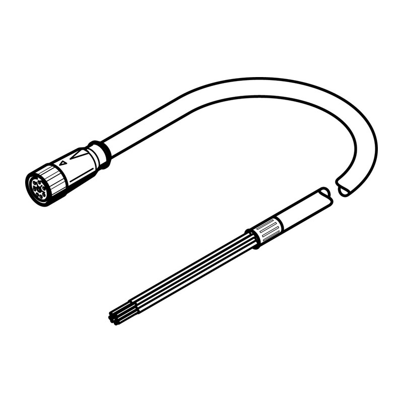 费斯托（FESTO） NEBM系列连接电缆 NEBM-M23G8-E-5/10/15/25-Q9N-LE8-1