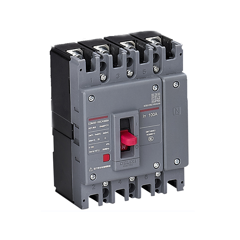 德力西（DELIXI ） CDM3S 塑壳配电保护断路器 100A