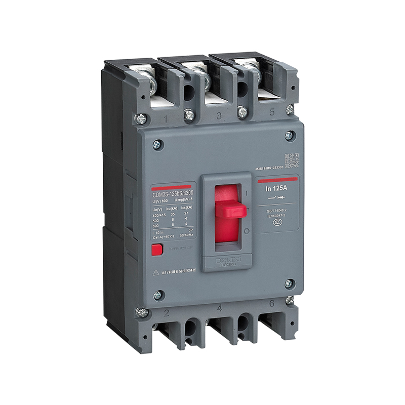 德力西（DELIXI ） CDM3S 塑壳配电保护断路器 125A