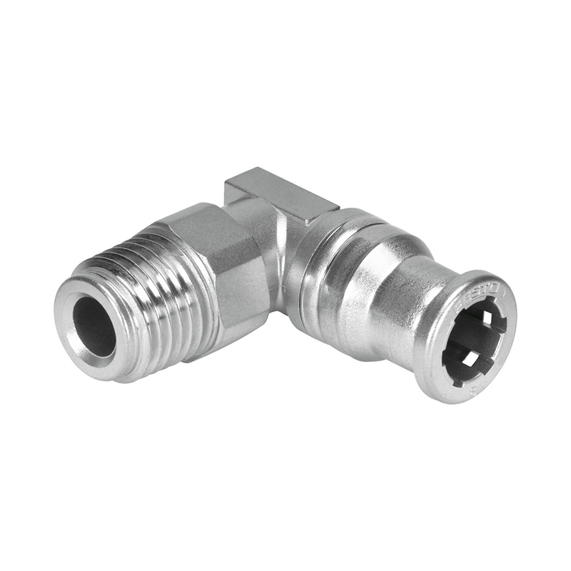 费斯托（FESTO） L型快插式螺纹接头 CRQSL-1/4-6 快插接口6mm-外螺纹R1/4