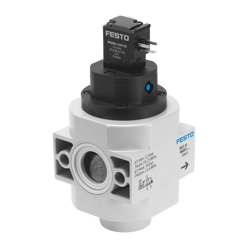 费斯托（FESTO） 开关阀 HEE-D-MAXI-24 内螺纹G3/8-内螺纹G3/8